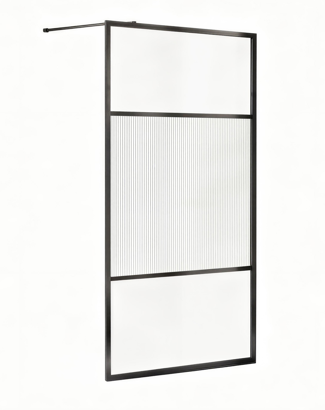 Душевая перегородка BC2138/100cm Black 8mm H200 shower cab Китай