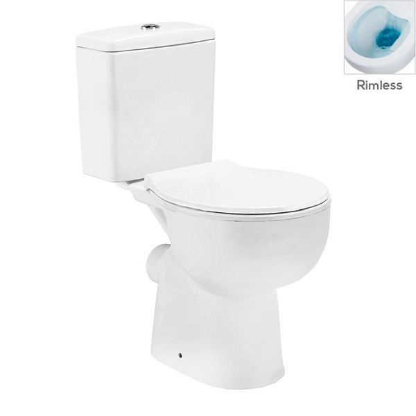 Компакты напольные MDB-1 P-trap No-Rim+C. Propl Ceramica Blanca Китай