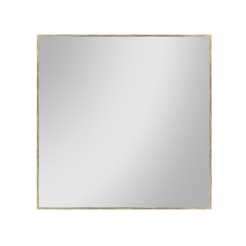 Oglinda 700x700 cu Fatada din aluminiu Interio 8 Aur brash