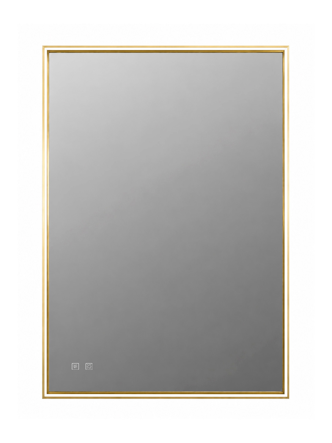 Зеркало LED сенс.подогрев Riflessi Gold 60x80cm 2 кноп Ortakci Турция