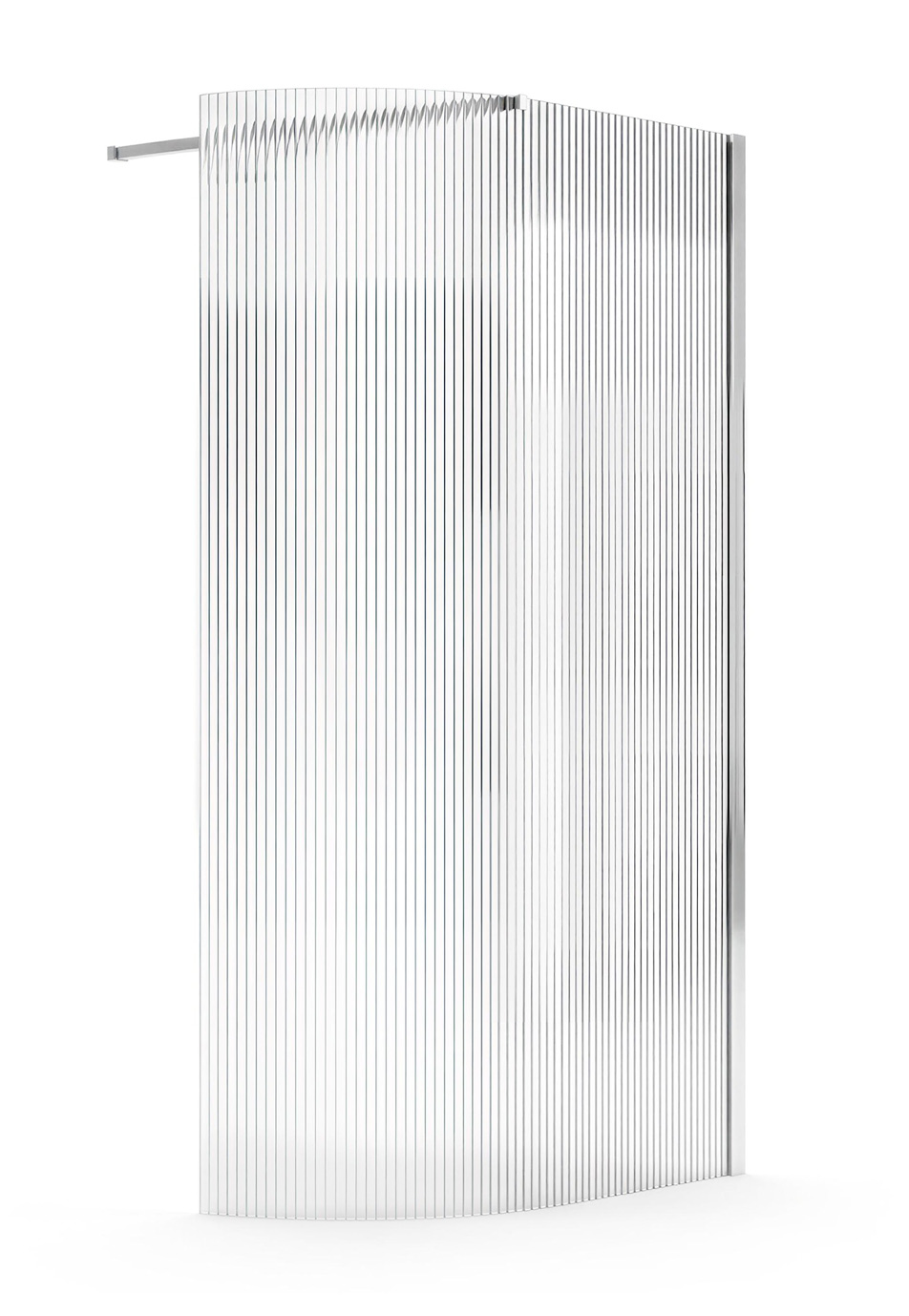 Душевая перегородка BC2139/90cm Curved Chrome 8mm shower cab Китай
