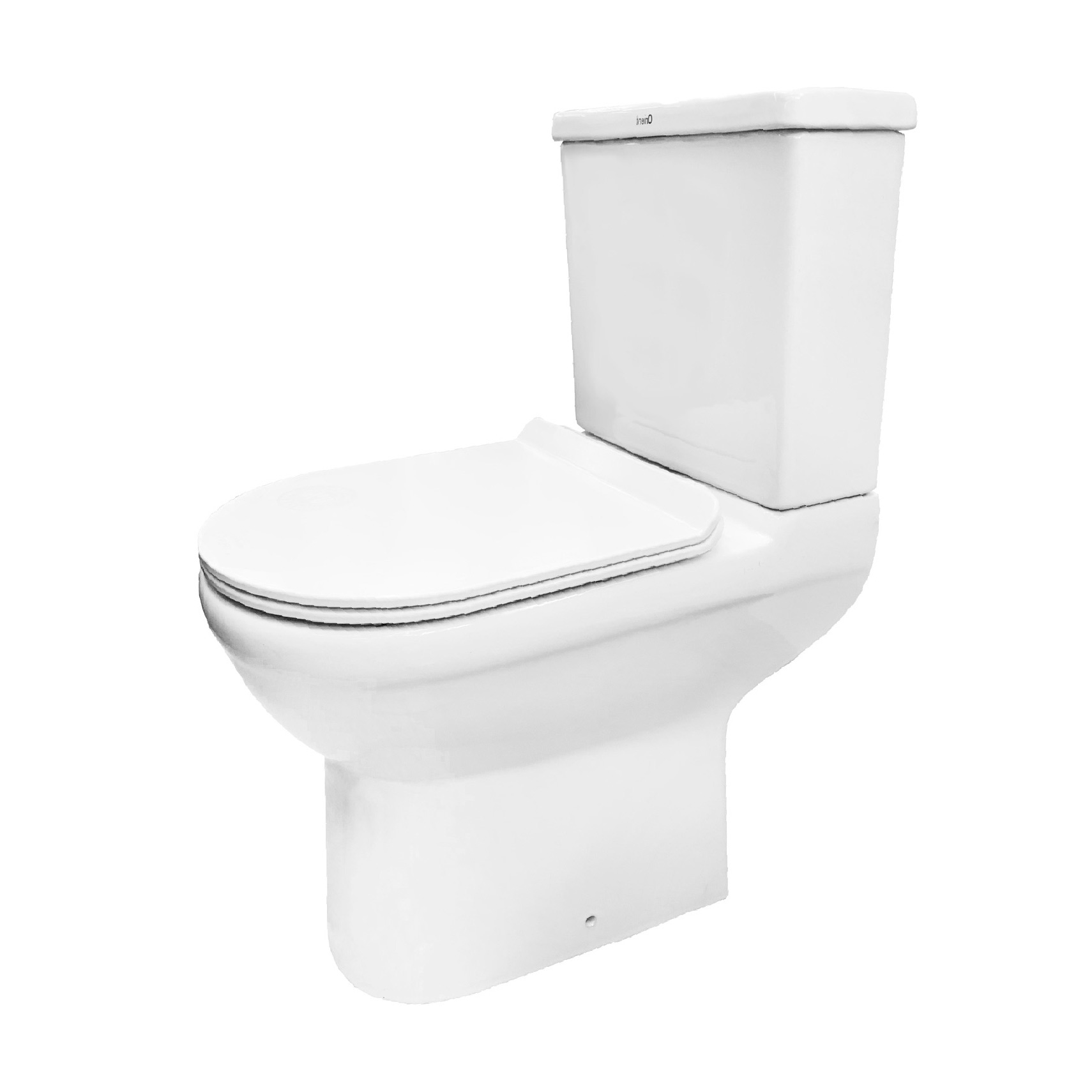 WC-Compact de podea Croma Orient no-rim+ capac Duroplast