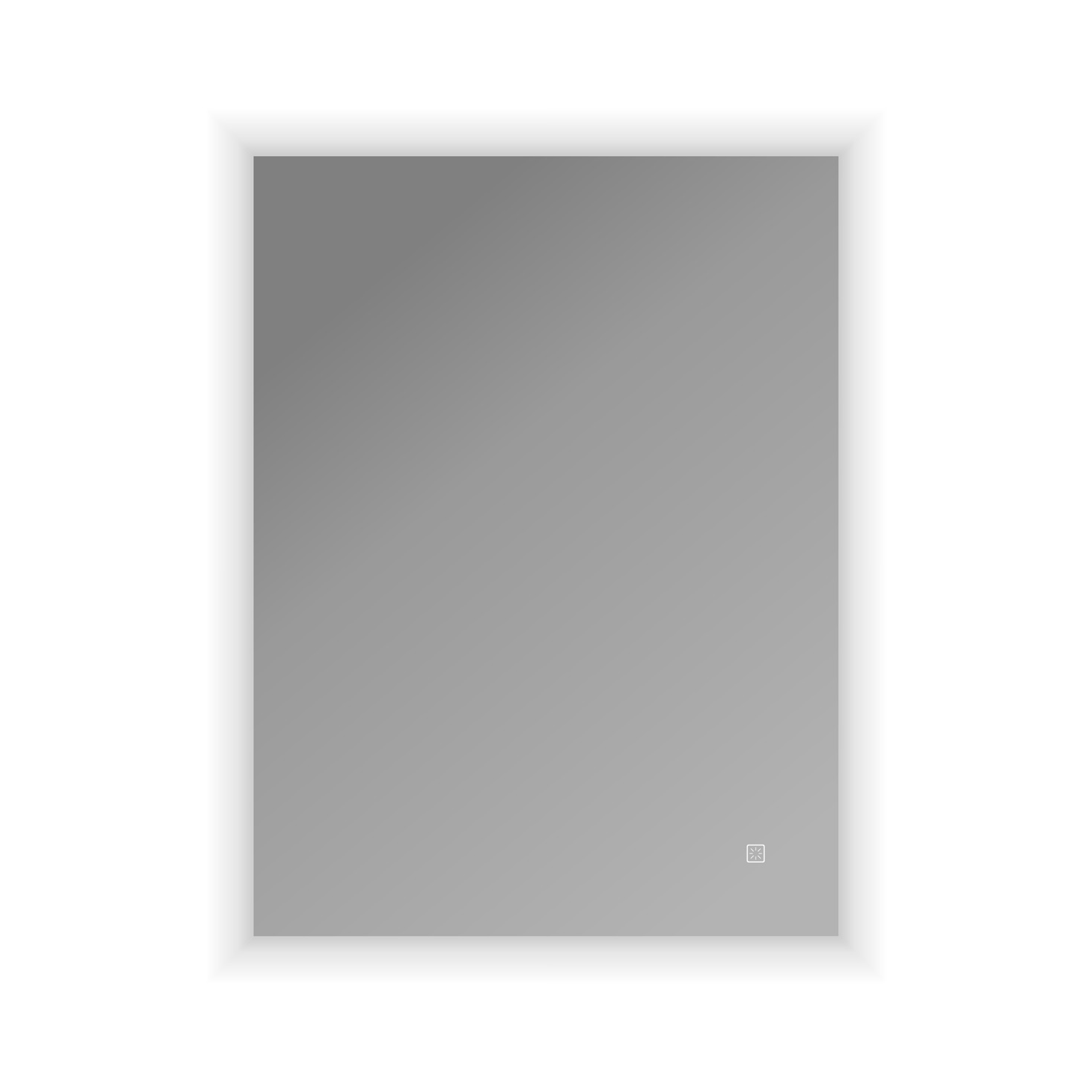 Зеркало LED с сенсором Miletos2.0 60x80cm 1 кнопка Ortakci Турция