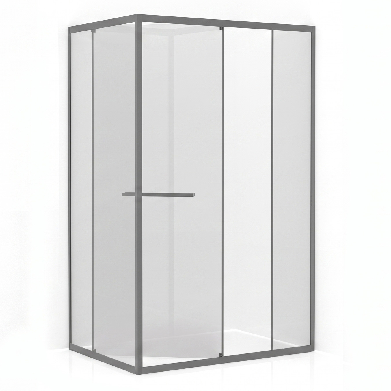 Душевые углы C3098 Gun Grey 120x80cm H200 shower cab Китай