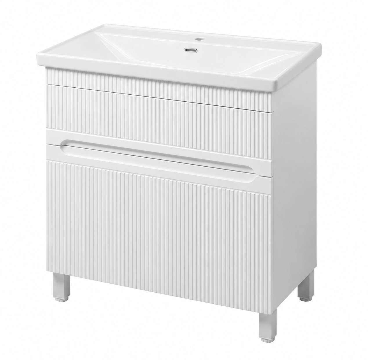 Aria Умывальник тумба TN 80cm белый +Solen UVVIS Украина