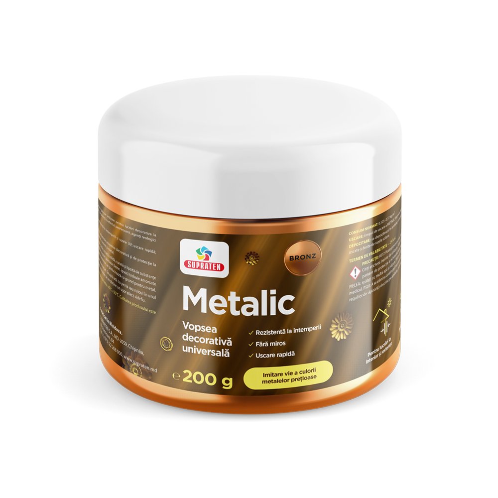 Vopsea email Metalic Aur-Bronza 0.2kg