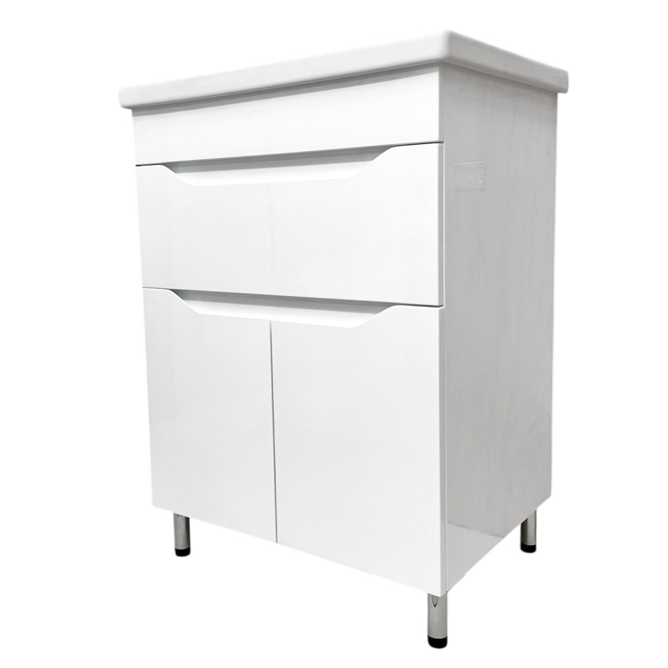 Lavoar cu dulap 60 Alb Sava-60 Smile-K-60