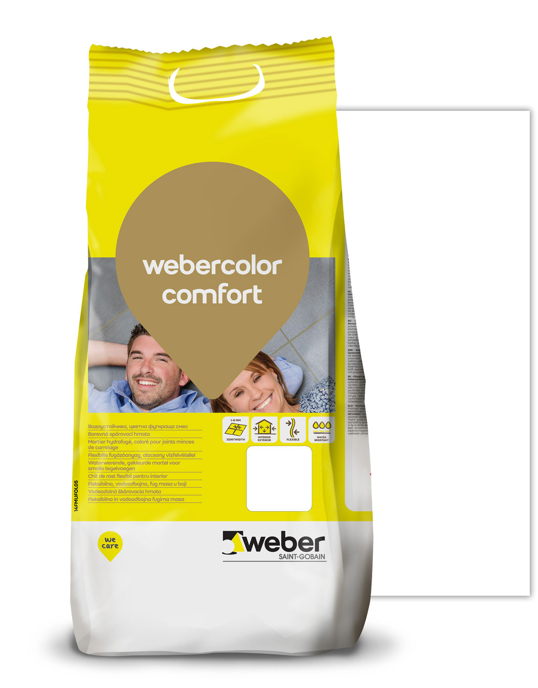 Затирка для плитки Weber White 5kg Saint-gobain Венгрия