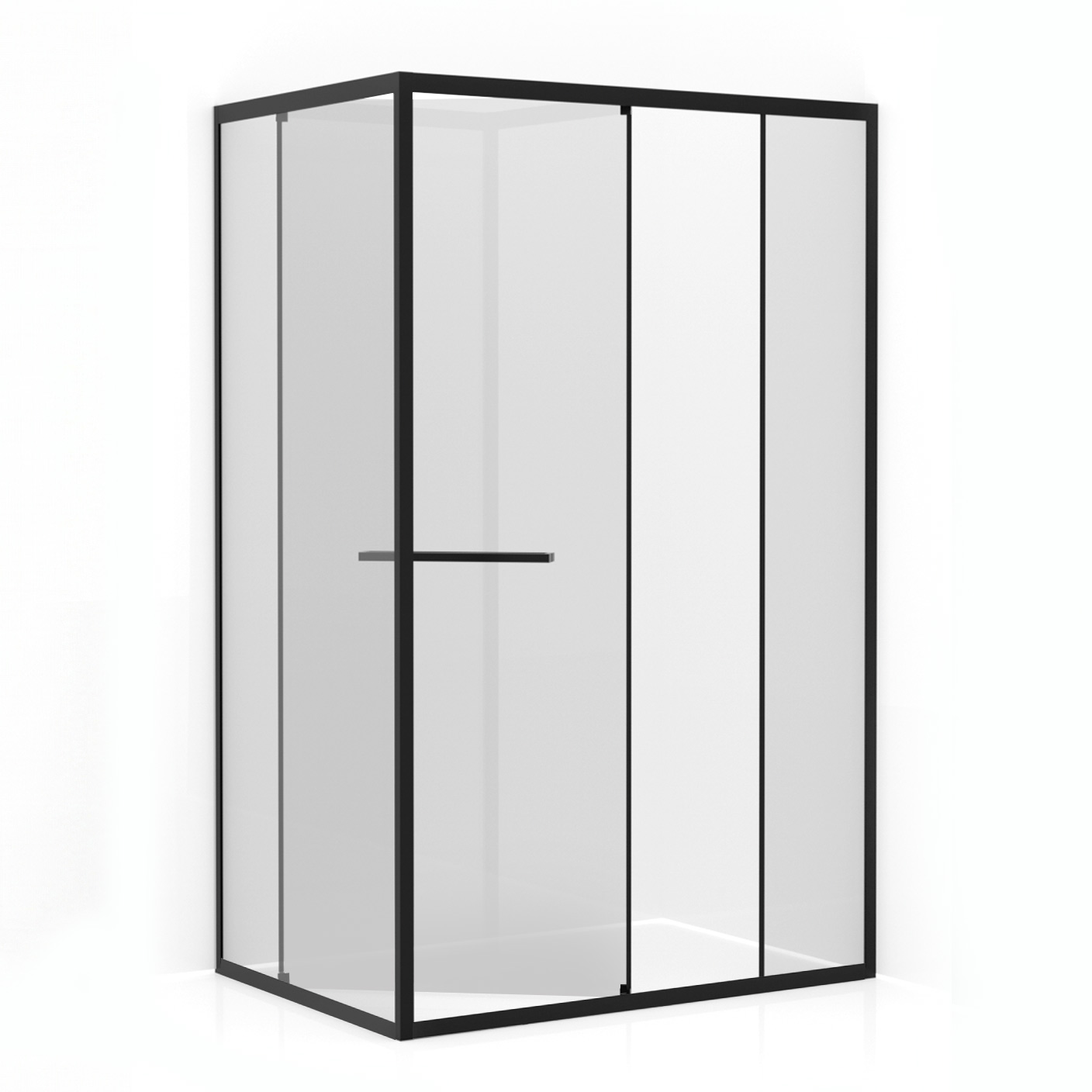 Душевые углы C3098 Black 120x80cm H200 shower cab Китай