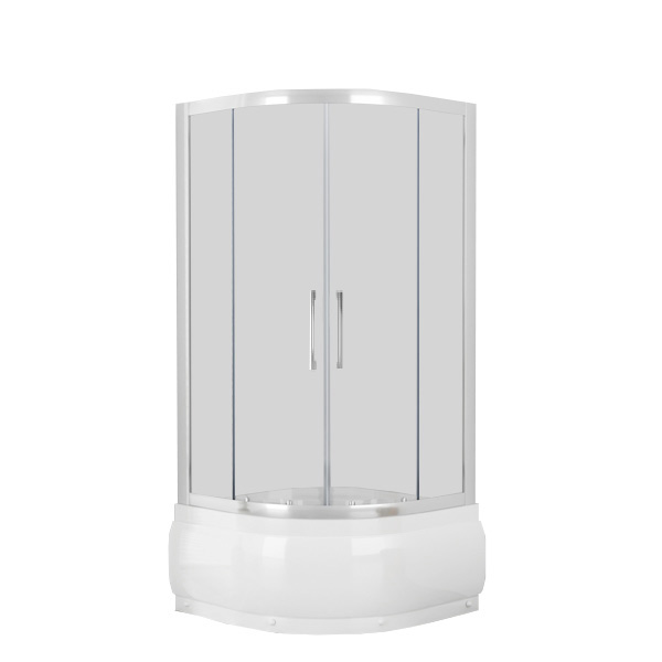 Душевые углы BE1015 Chrom 100x100cm H195 shower cab Китай