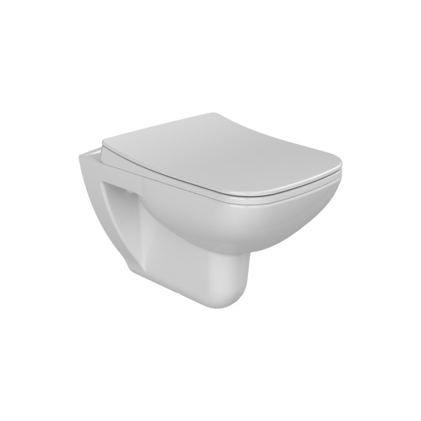 WC-Compact suspendat  Duru   Cap.Duroplast Duru Slim