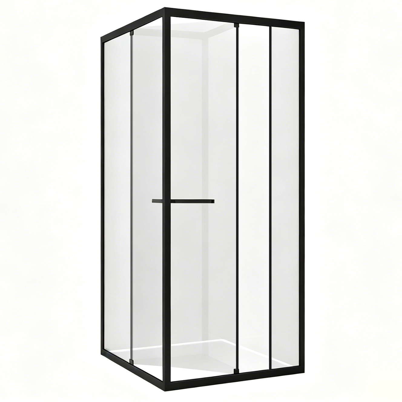Душевые углы C3098 Black 100x100cm H200 shower cab Китай