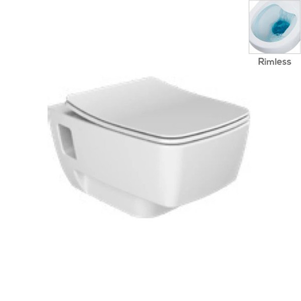 Компакты подвесные Mona Rimless+Cap. Duropl. Slim Turkuaz Seramik Турция