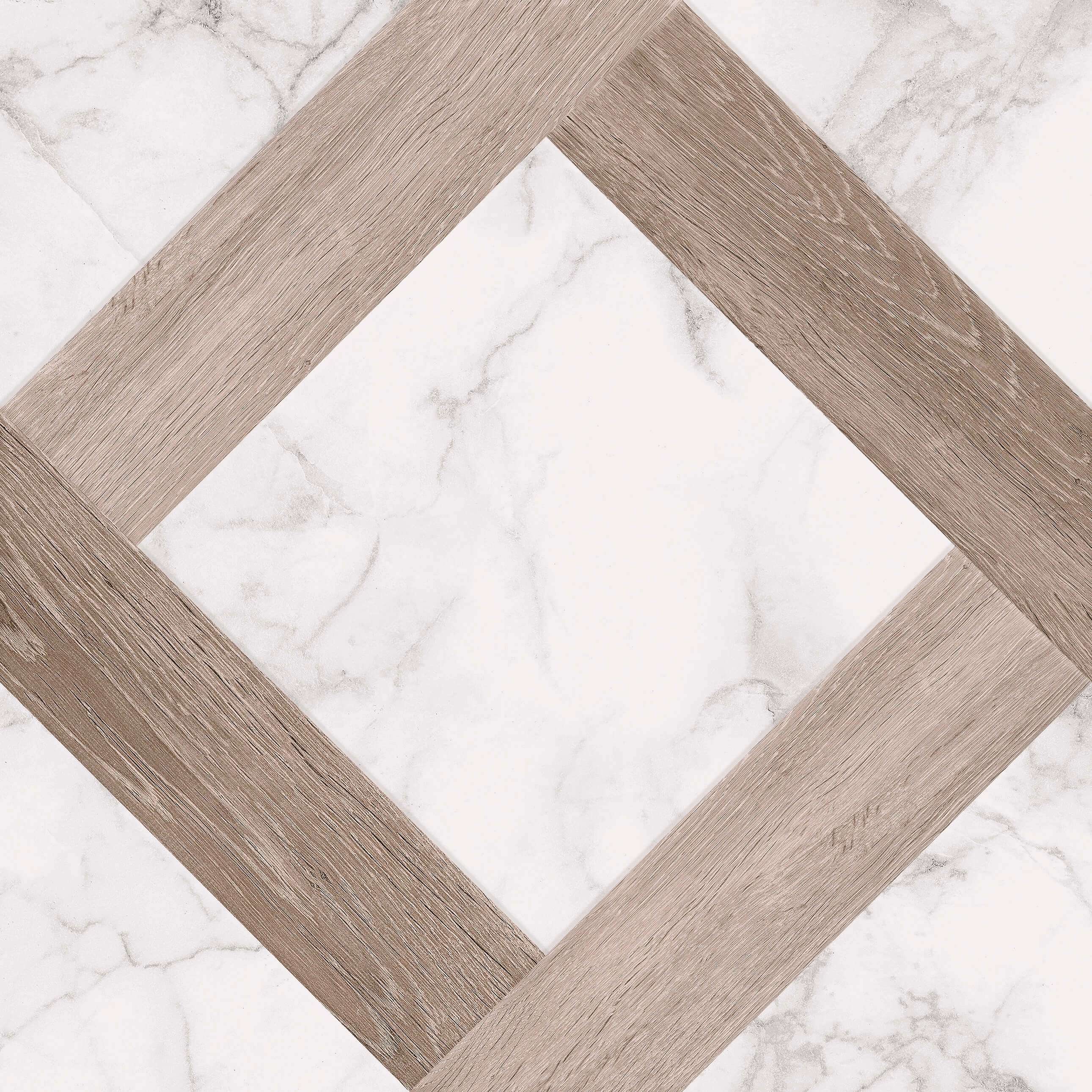 Керамогранит Marmo Wood Белый 40x40cm 7mm Golden Tile  Украина