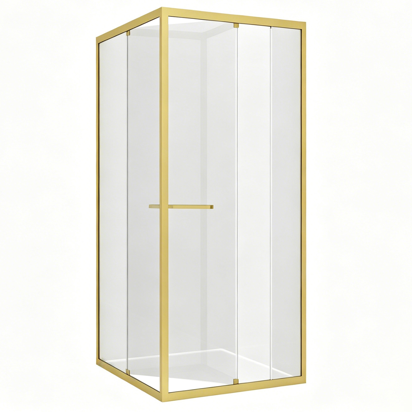 Душевые углы C3098 Gold 90x90cm H200 shower cab Китай