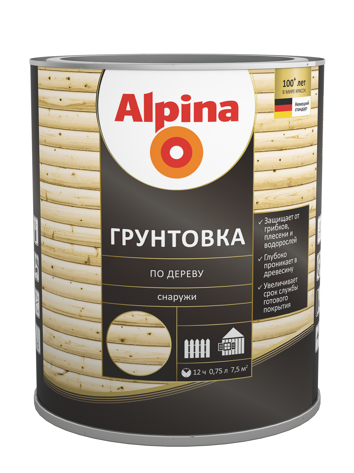 Грунтовка protectie  lemn 0.75l Alpina Республика Беларусь