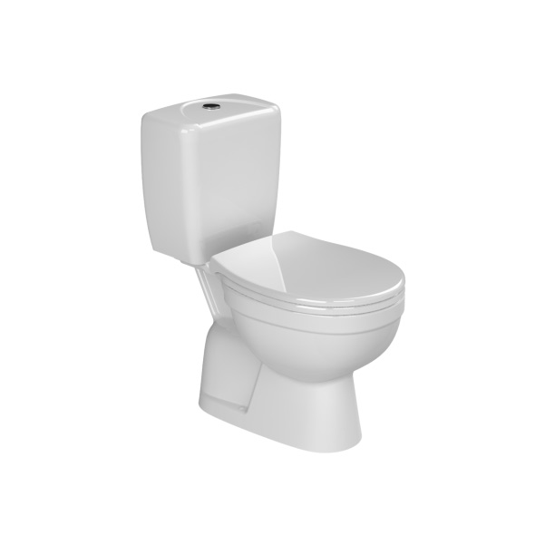 WC-Compact de podea Lila S-Type+Cistern Ova+Mech.+ Cap.Polipr.Lila