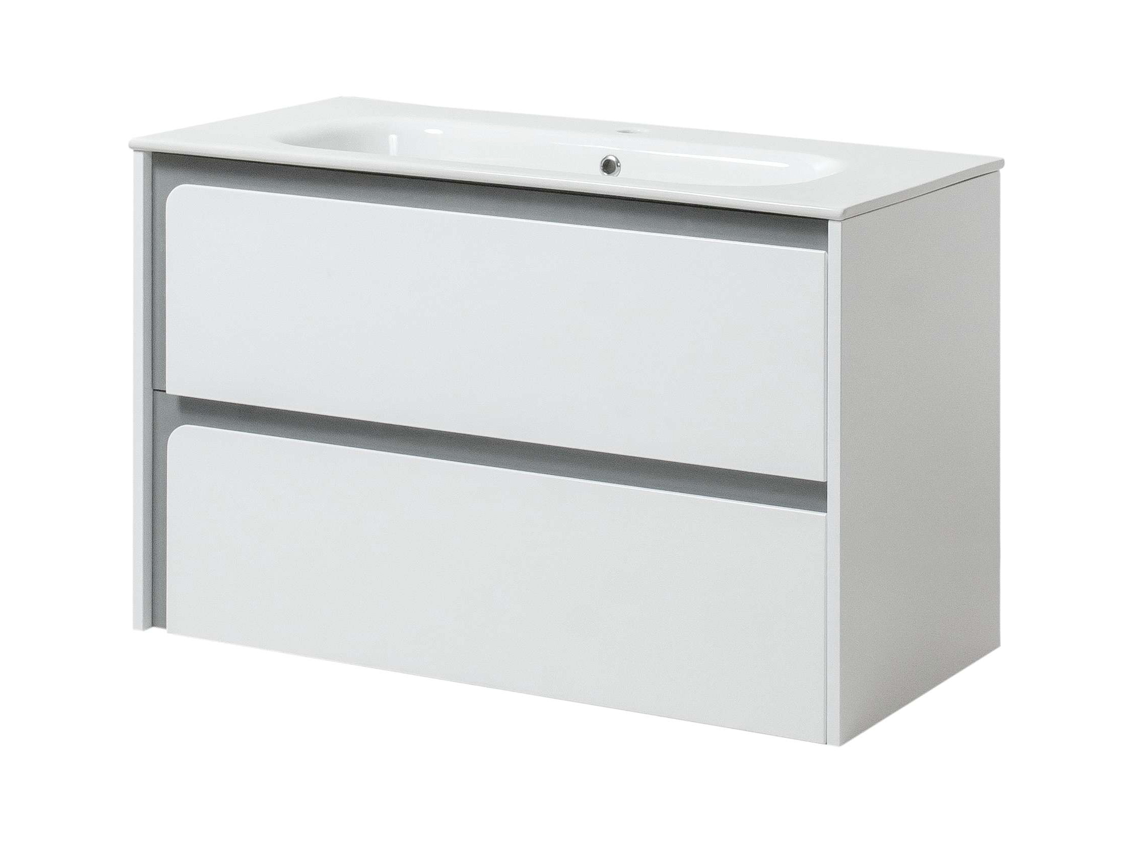 Lavoar cu dulap TP 61 Stella Stella Beton Luciu