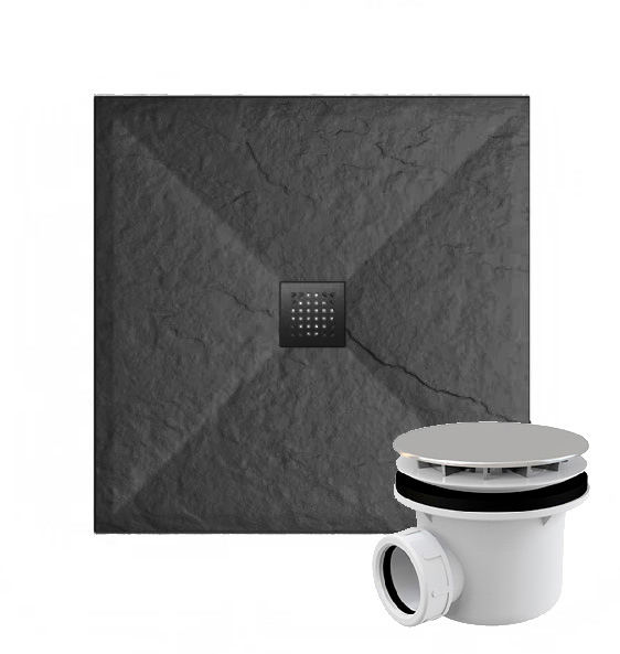 Душевые поддоны Slim Dark Grey 90x90cm shower cab Китай