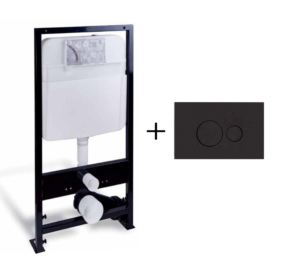 Instalație ascunsă cu Buton 0084 Black