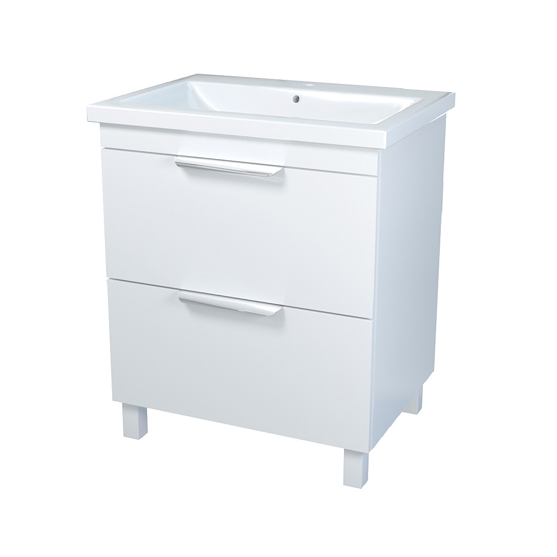 Lavoar cu dulap 70 Alb Como 70 Catalonia 70