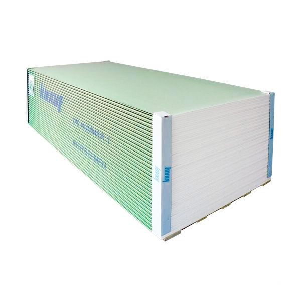 Гипсокартон Влаг 12,5*1200*2500 KNAUF
