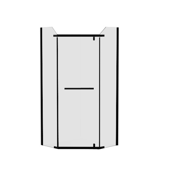 Душевые углы BS1063 Black 90x90cm H200 shower cab Китай