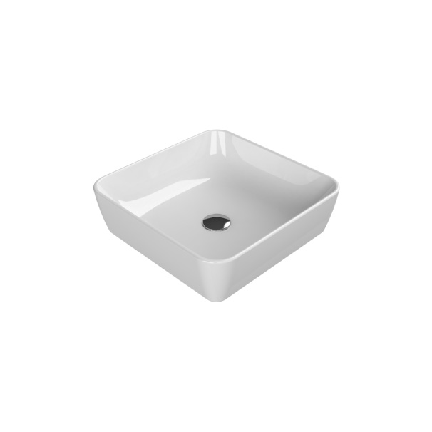 Lavoar pe blat  One 46*46cm White W/T