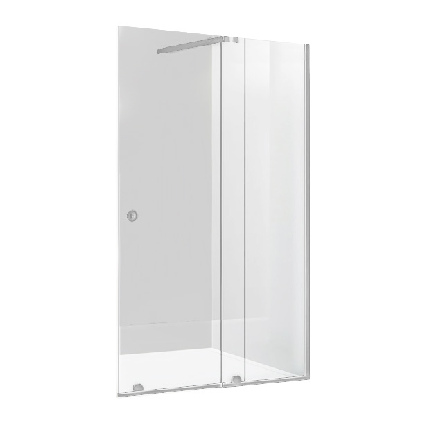 Paravan din sticlă cu usa BC3085/90200CC 8mm 90*90cm h:200