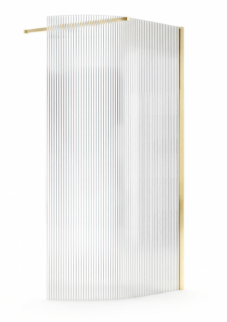 Душевая перегородка BC2139/90cm Curved Gold 8mm shower cab Китай