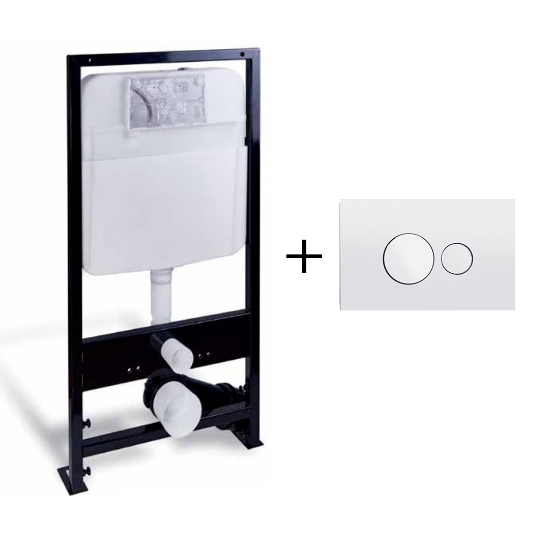 Instalație ascunsă cu Buton 0082 Alb