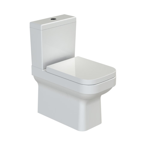 WC-Compact de perete Noura BTW Cap.Duroplast Noura Slim  Meh.4-6L