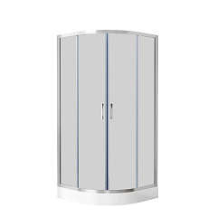 Душевые углы BE1001 Chrom Mat 100x100 H195 shower cab Китай