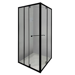 Душевые углы BS3408  Black 100x100cm H200 shower cab Китай