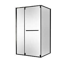 Душевые углы BS3408 Black 120x80cm H200  shower cab Китай