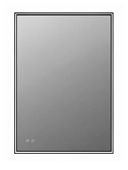 Зеркало LED сенс.подогрев Riflessi Black 100x70cm 2 кноп Ortakci Турция