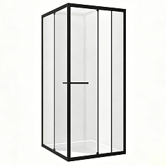 Душевые углы C3098 Black 100x100cm H200 shower cab Китай