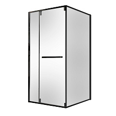 Душевые углы BS3408 Black Left 90x90x200 shower cab Китай