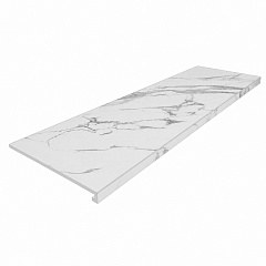 Ступени Atlantis White Satin 32x120cm Intergres Украина