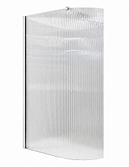 Душевая перегородка BC2139/90cm Curved Chrome 8mm shower cab Китай