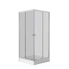 Душевые углы BS1023 Chrom Mat 90x90cm H195 shower cab Китай