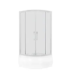 Душевые углы BE1015 Chrom Mat 100x100 H195 shower cab Китай