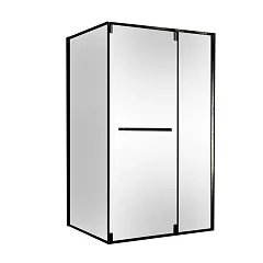 Душевые углы BS3408 Black Right 120x80x200 shower cab Китай