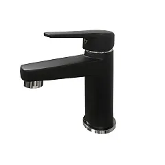 Смеситель для умывальника Leo Black-Chrome Bien Banyo Турция