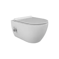 Компакты подвесные с биде City+Capac Duroplast Slim Turkuaz Seramik Турция